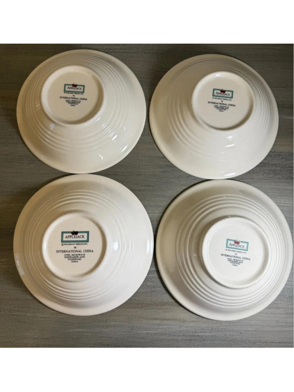 Set of 4 International China 